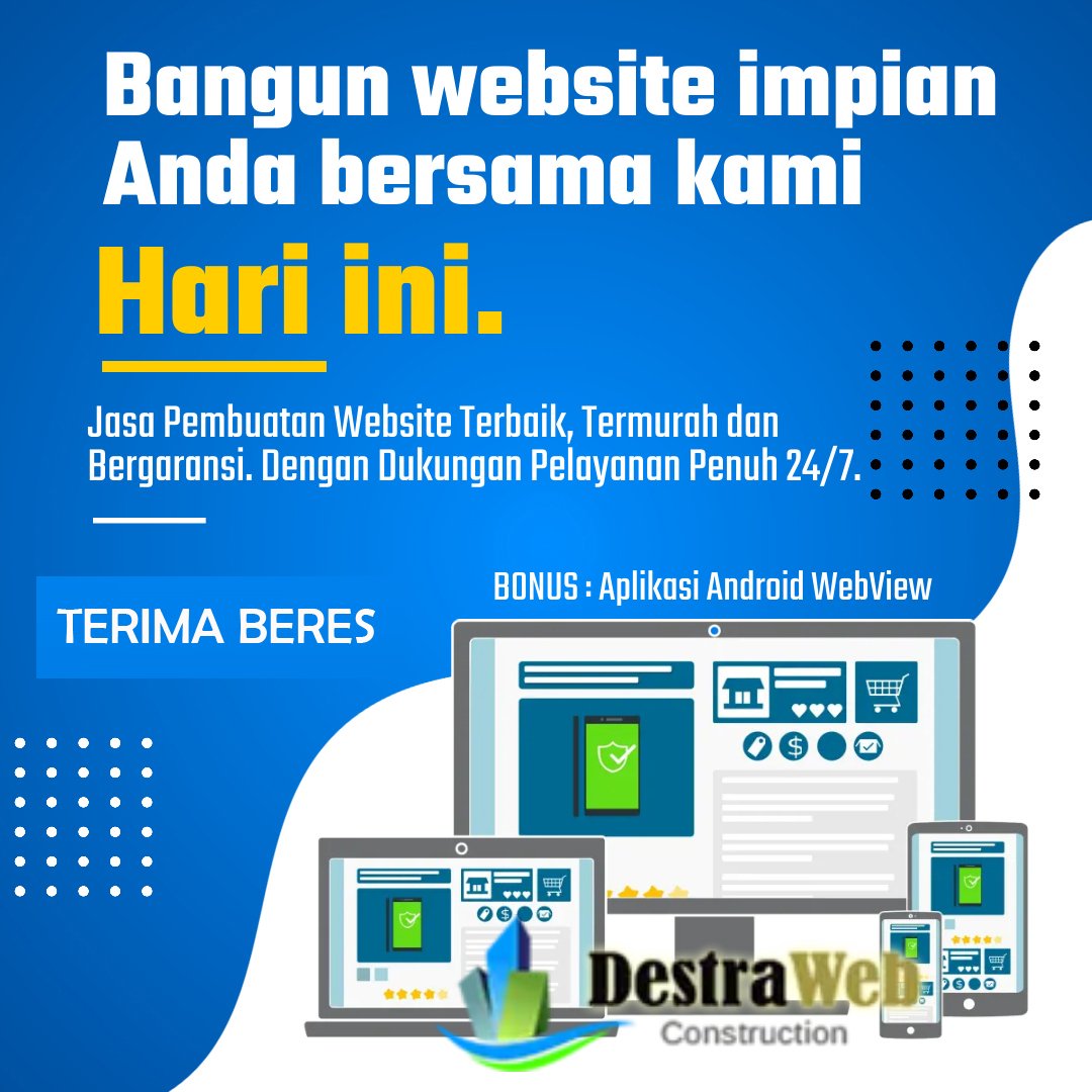 DESTRAWEB BANGUN WEBSITE IMPIAN ANDA BERSAMA KAMI 1 1